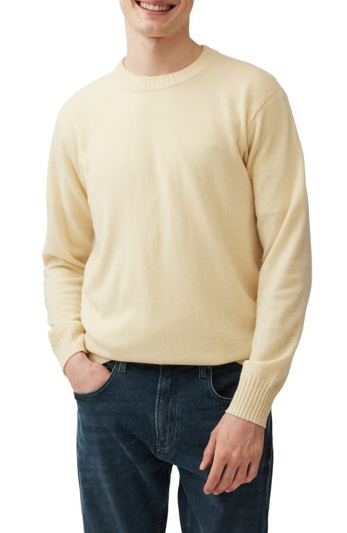 Rodd & Gunn Christchurch Wool & Cashmere Crewneck Sweater in Butter 