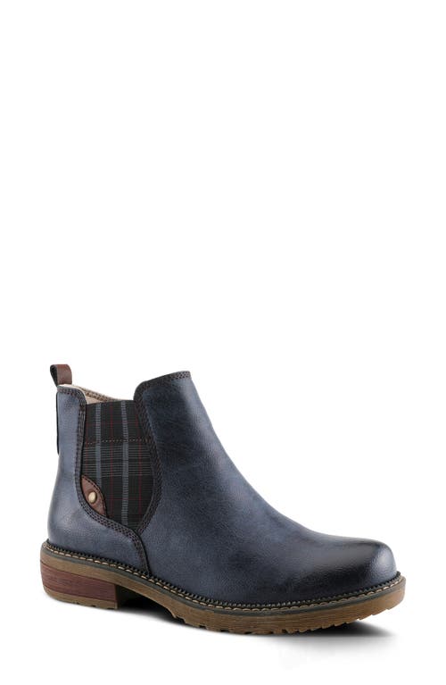 Spring Step Nonia Water Resistant Chelsea Boot In Navy