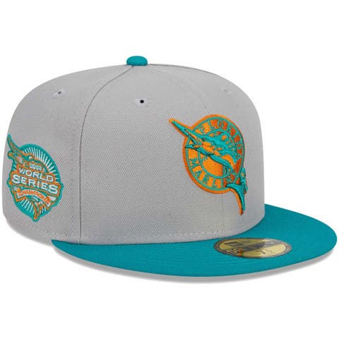 Men's New Era Natural Tampa Bay Rays Beach Front 59FIFTY Fitted Hat