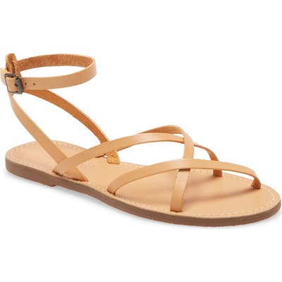 Madewell The Boardwalk Skinny Strap Sandal, Beige