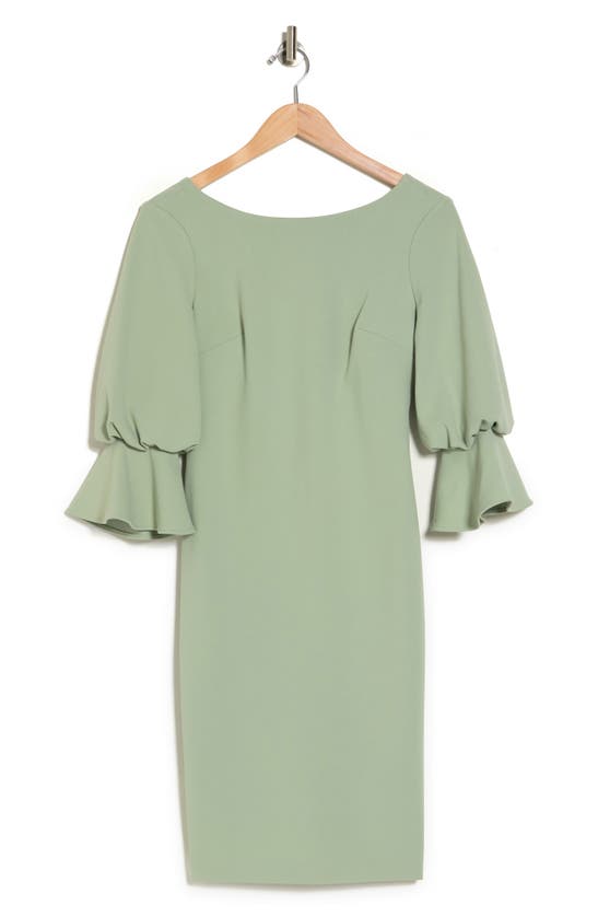 slim fit dress slacks Orange Bell Sleeve Midi Dress main image 0