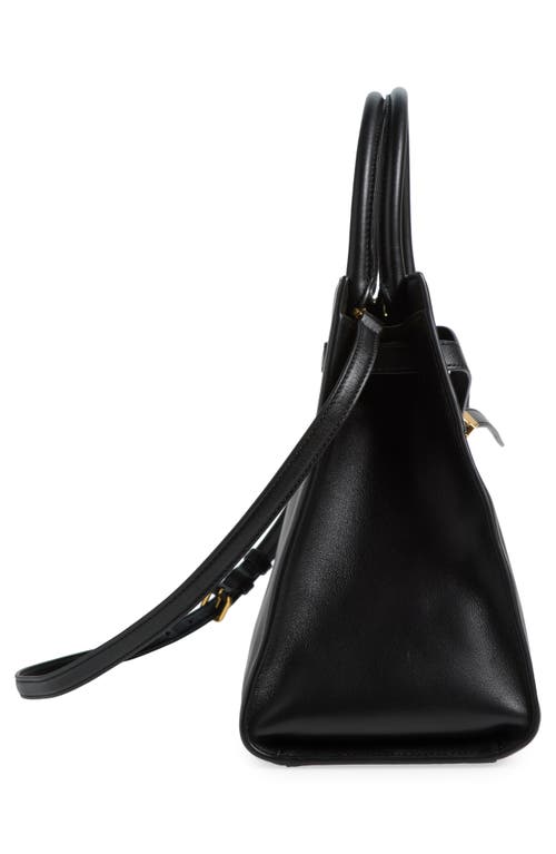 Veronica Beard Dash Large Leather Crossbody Bag In Black