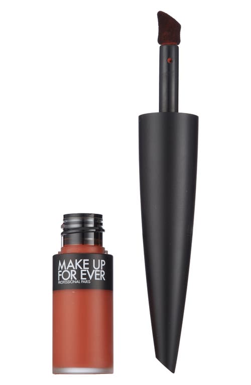 Make Up For Ever Rouge Artist For Ever Matte 24 Hour Longwear Liquid Lipstick in 320 Goji All The Time at Nordstrom