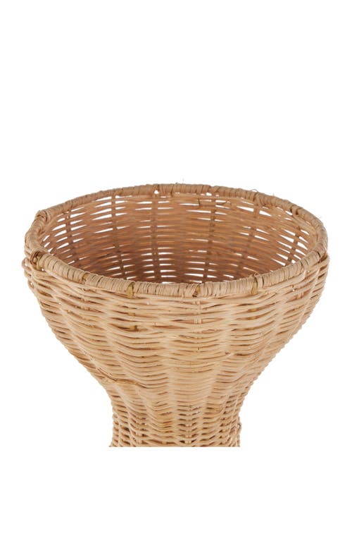 GINGER BIRCH STUDIO SONOMA SAGE HOME RATTAN VASE