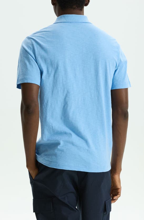 Shop Theory Bron D. Cosmos Polo In Powder Blue