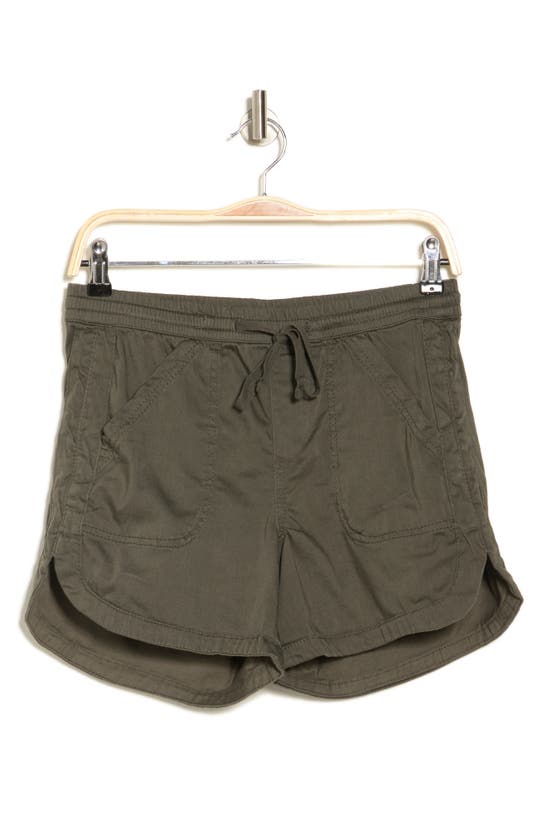 Supplies By Union Bay Marsha Knit Shorts In Fatigue Green
