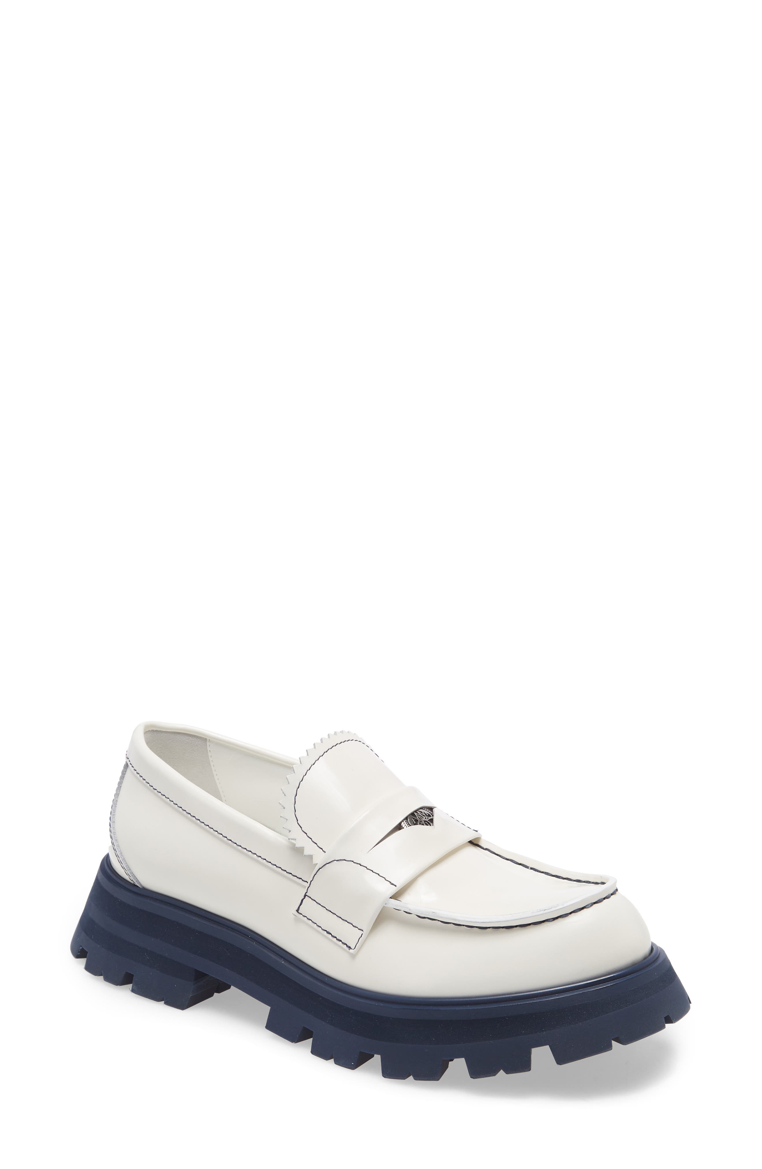 white loafer women's shoes