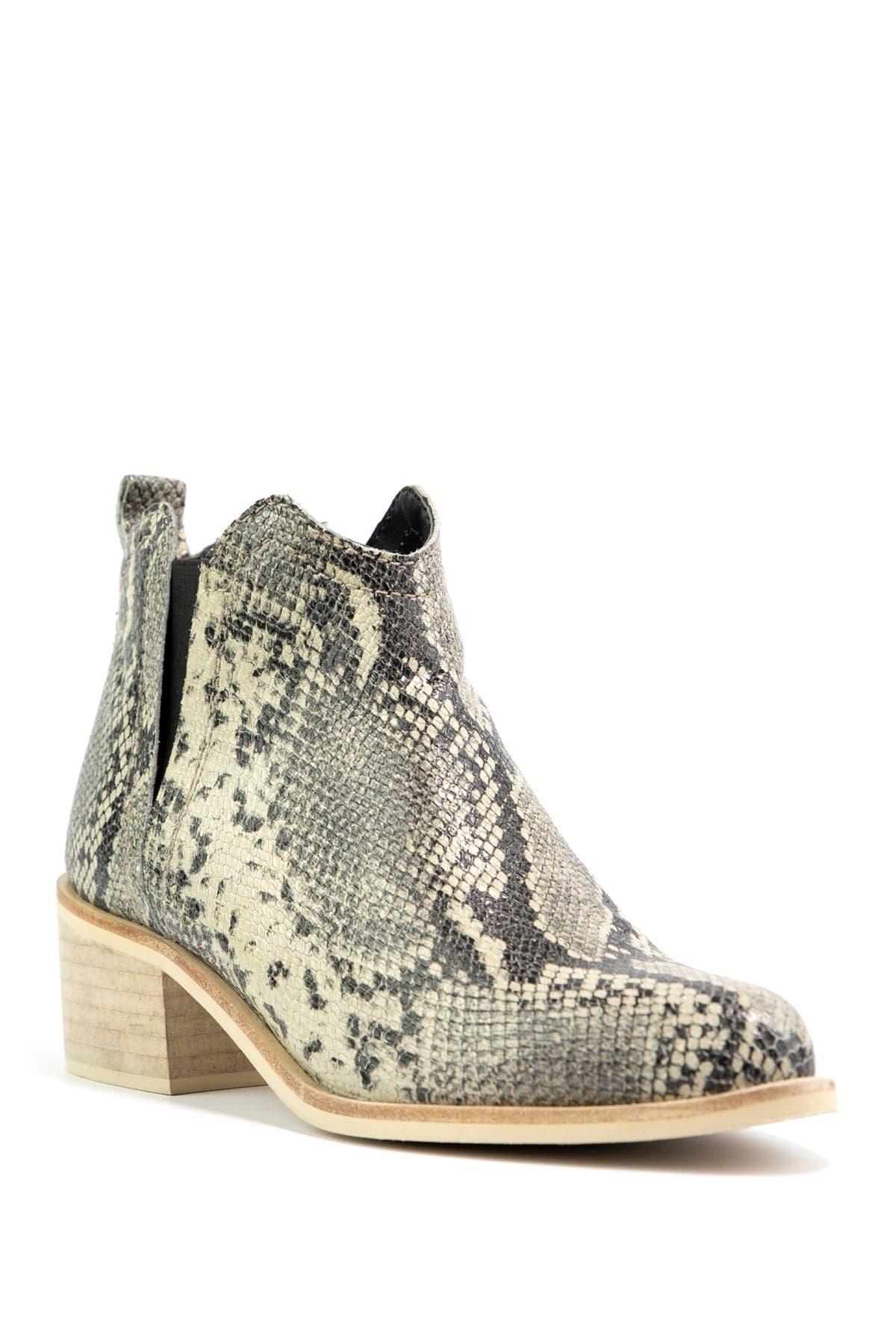 Canna Snakeskin Embossed Leather Boot 