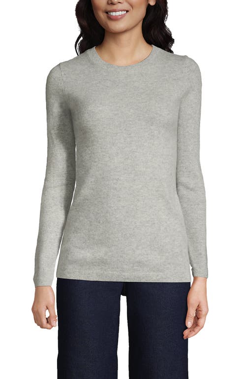 Shop Lands' End Cashmere Sweater In Gray Heather