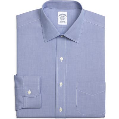 Brooks Brothers Regent Regular Fit Houndstooth Dress Shirt (3 For $207)