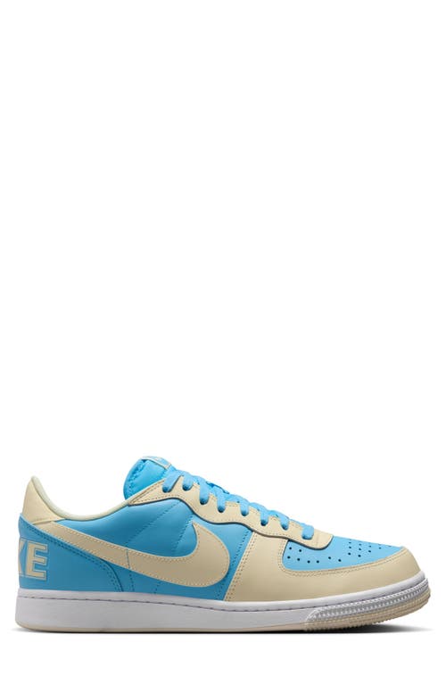 Shop Nike Terminator Low Top Sneaker In Aquarius Blue/coconut Milk