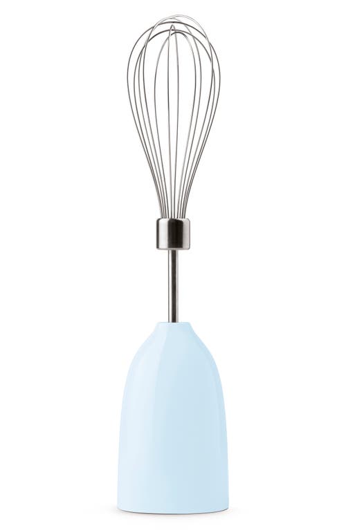 Smeg Retro Style Hand Blender Set In Pastel Blue