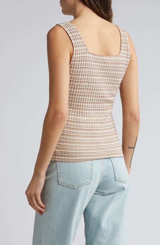 Shop Nation Ltd Babs Square Neck Tank In Layer Cake