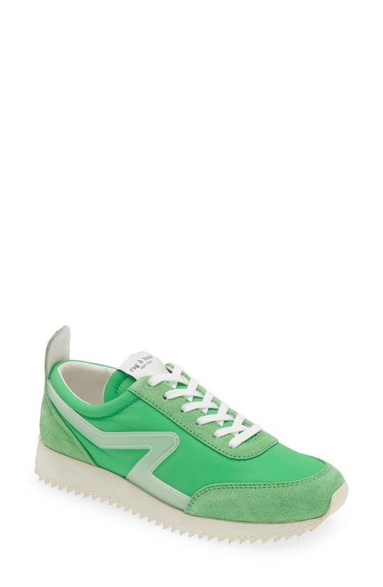 Rag & Bone Retro Runner Sneaker In Neongrn