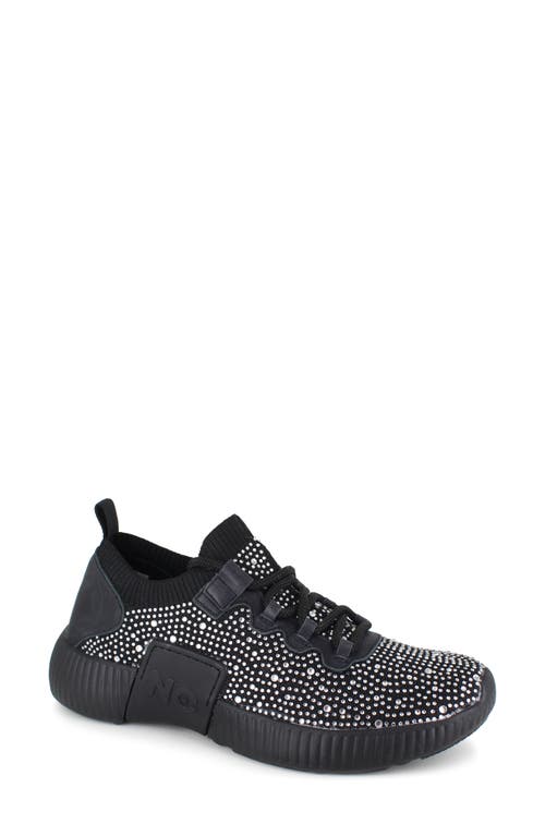 Kaycey Decorative Water Resistant Sneaker in Black
