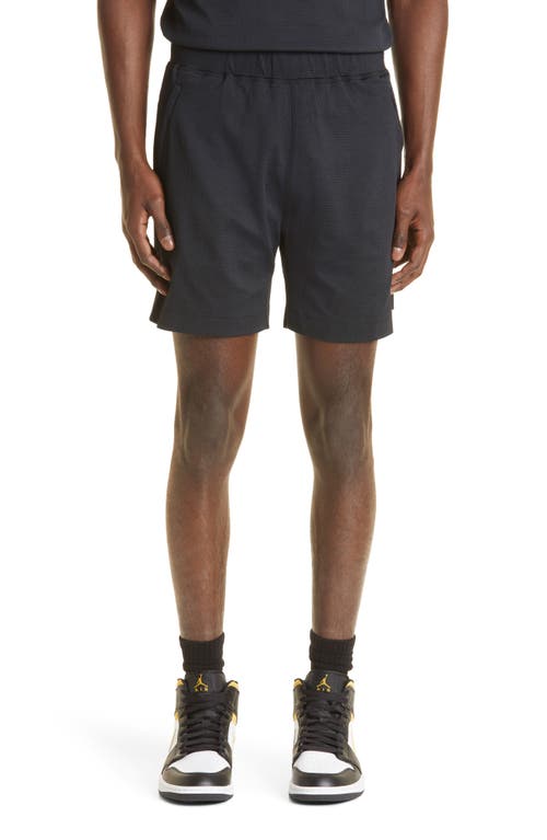 Reigning Champ x Racquet Magazine Solotex® Mesh Performance Shorts in Black/White