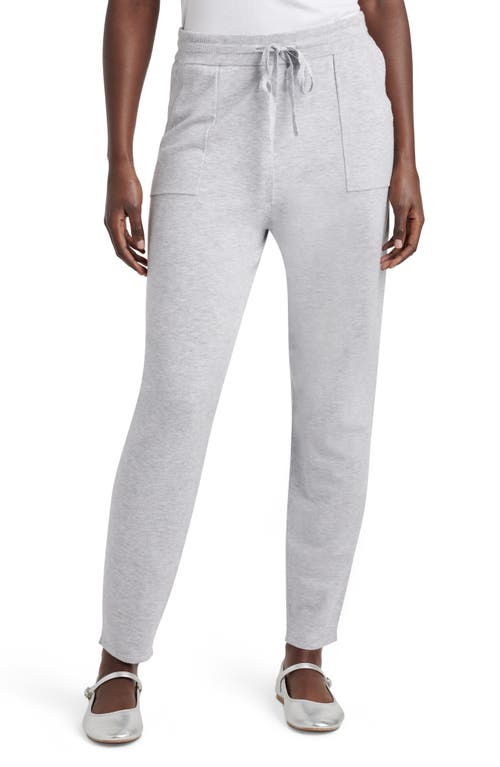 Shop Splendid Veronica Joggers In Ice Heather Grey