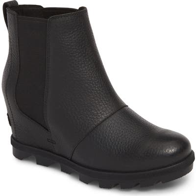 Sorel Joan Of Arctic Ii Waterproof Wedge Bootie- Black