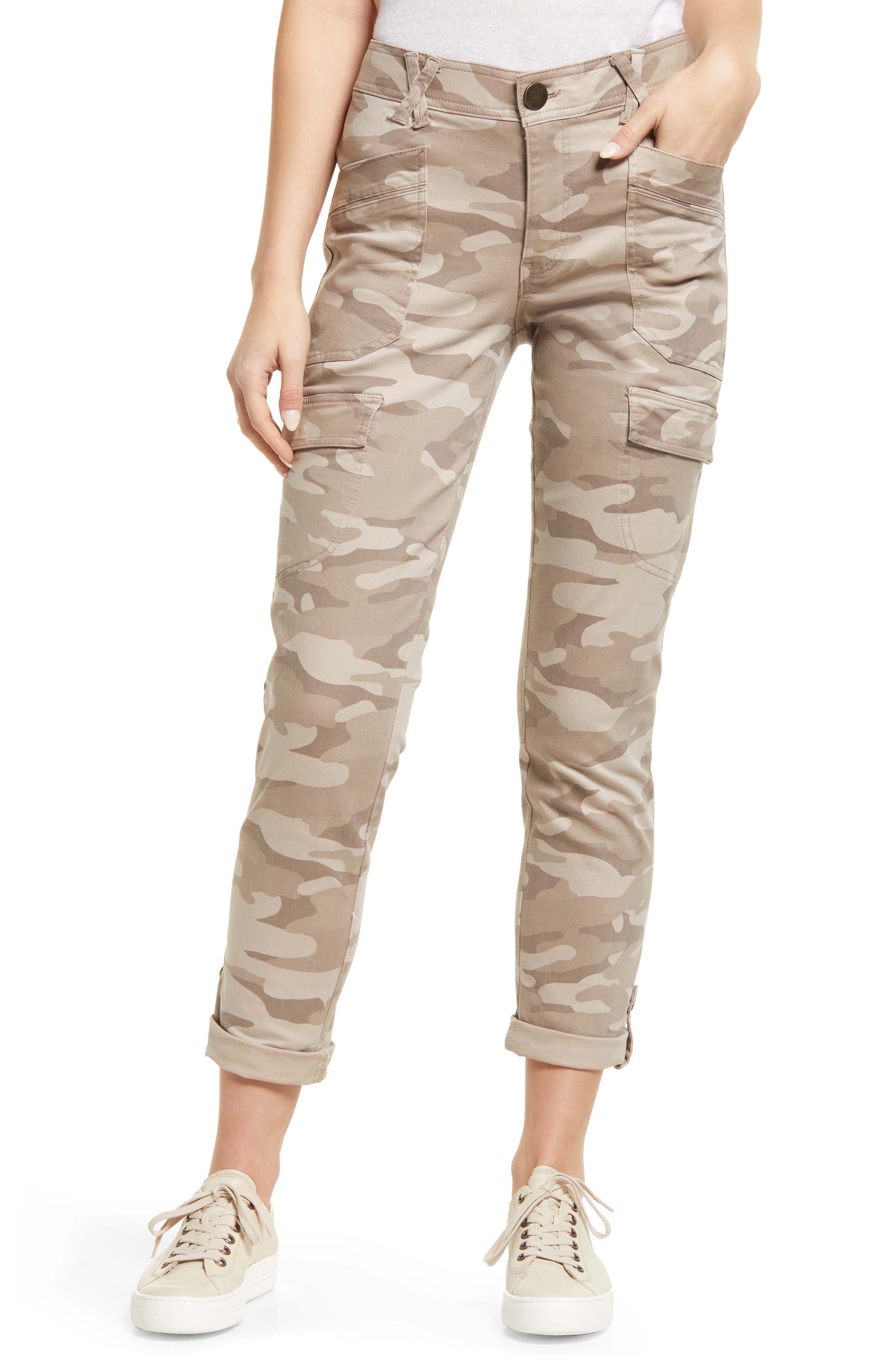 camo cuff pants