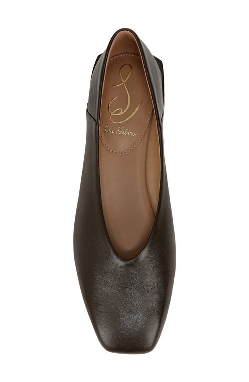 Shop Sam Edelman Kasey Square Toe Pump In Cafe Noir