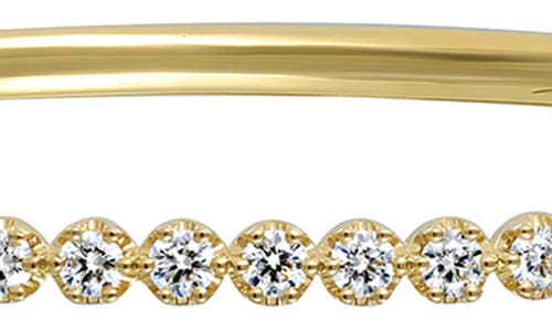 Shop Bony Levy Audrey Diamond Bangle In 18k Yellow Gold