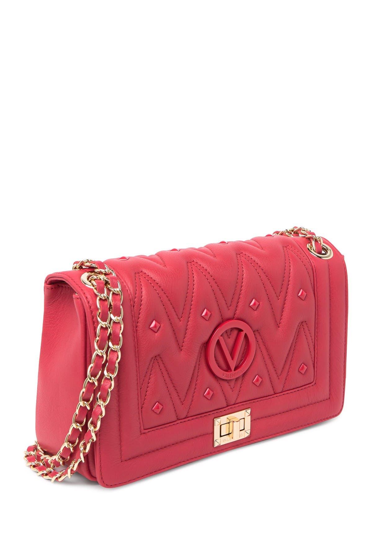 valentino by mario valentino alice quilted leather shoulder bag