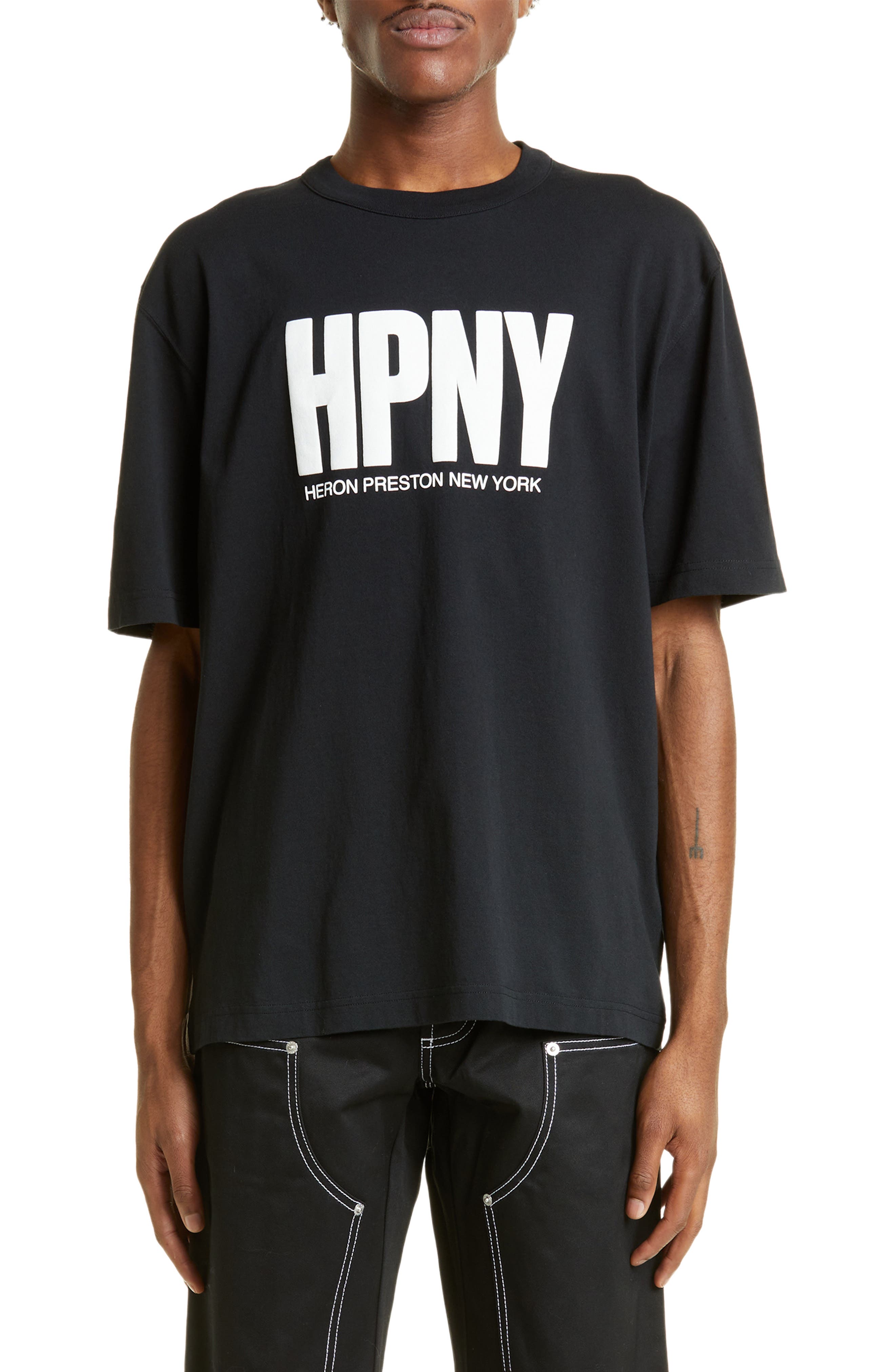 heron preston shirt mens