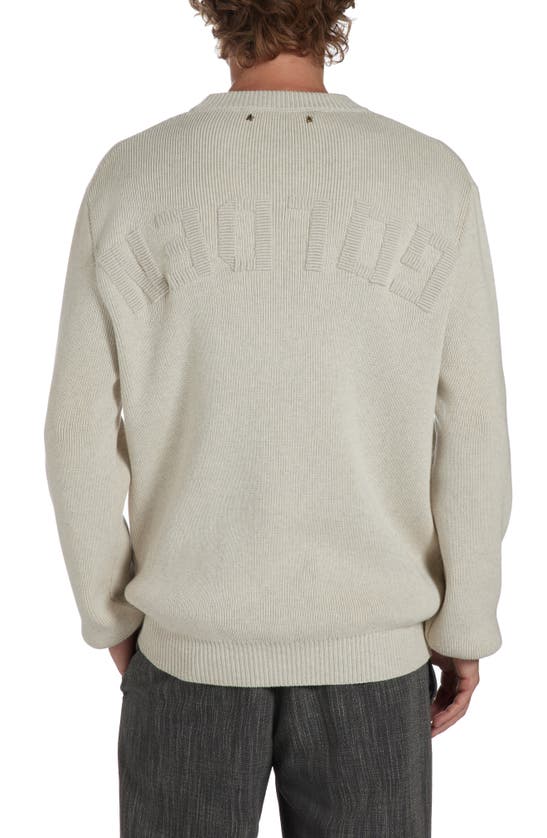 Golden Goose Men's Journey Raglan Henley Shirt In Heritage White