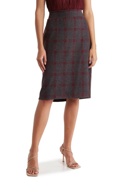 High waisted plaid skirt nordstrom outlet rack