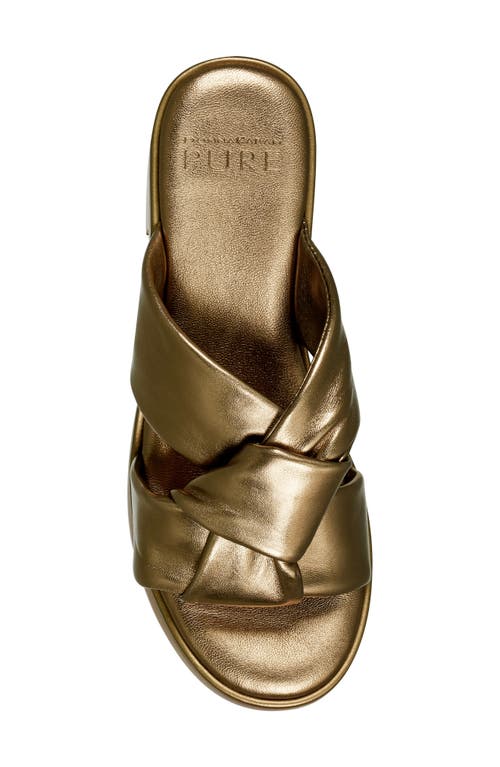 Shop Pure Donna Karan Adalee Platform Sandal In Bronze