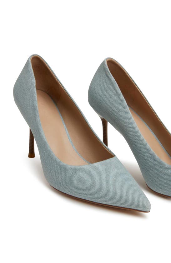 7 FOR ALL MANKIND 7 FOR ALL MANKIND DENIM POINTED TOE PUMP