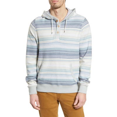 Faherty Campfire Hoodie, Blue