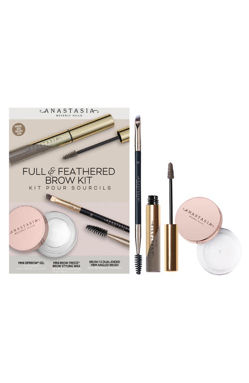 Anastasia Beverly Hills Full & Feathered Brow Kit in Taupe at Nordstrom