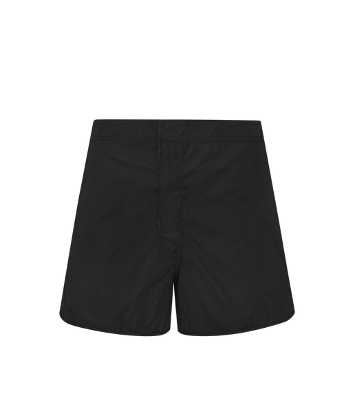 Ansea The Reversible Long Board Short In Black/khaki