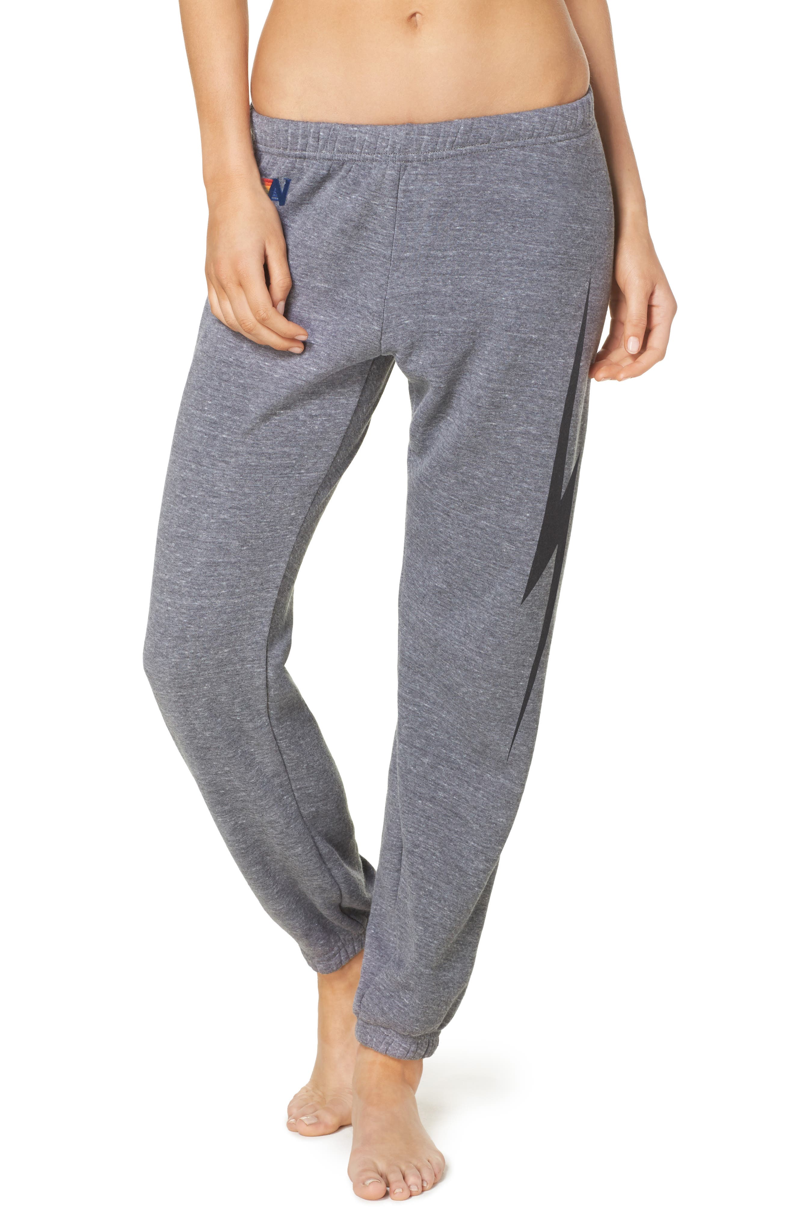 Aviator Nation Bolt Sweatpants, Grey