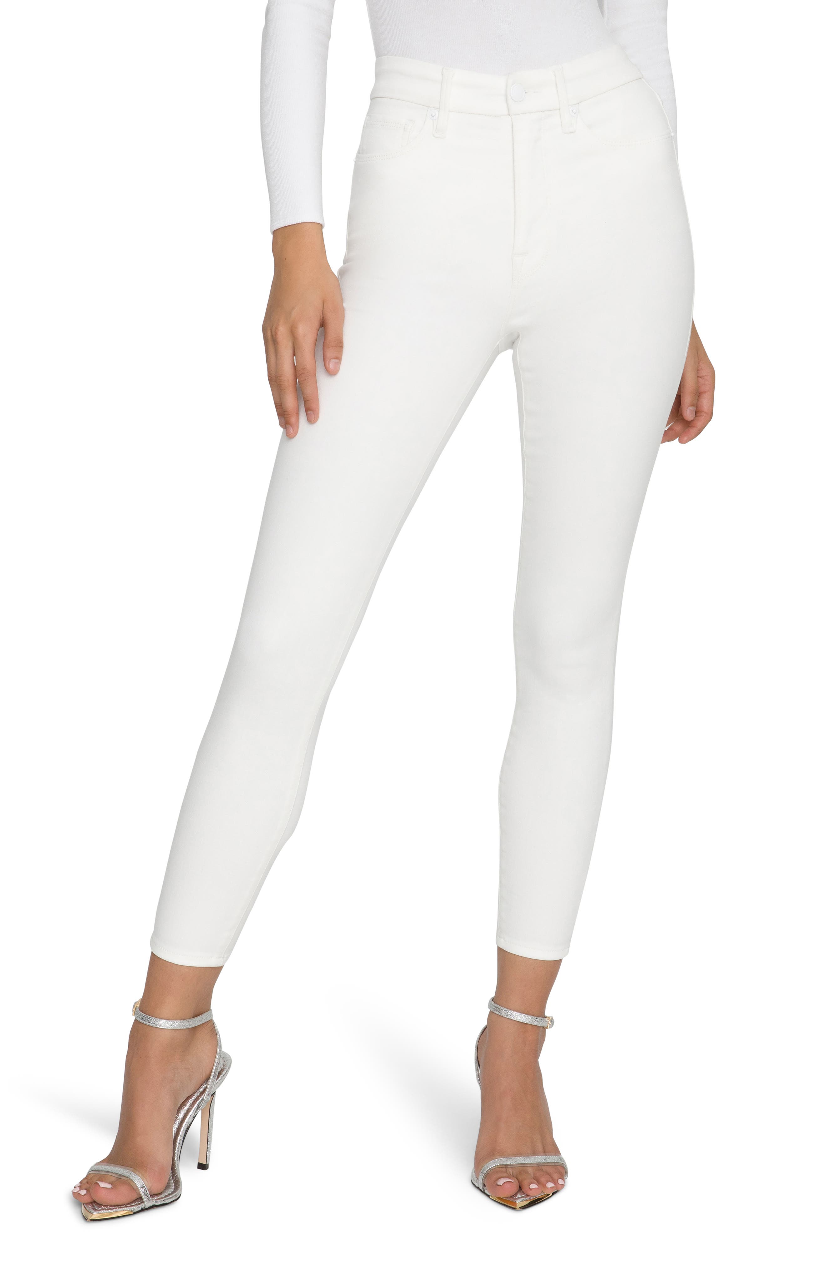 Women's Good American Good Waist Extreme-V Ankle Skinny Jeans Women's Good American Good Waist Extreme-V Ankle Skinny Jeans