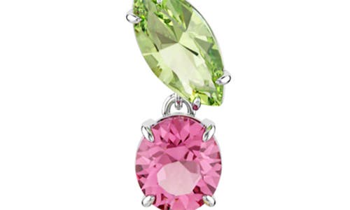 Shop Swarovski Gema Crystal Pendant Necklace In Multicolored