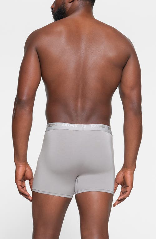 Skims 3-pack 3-inch Stretch Modal Boxer Briefs In Gunmetal Multi