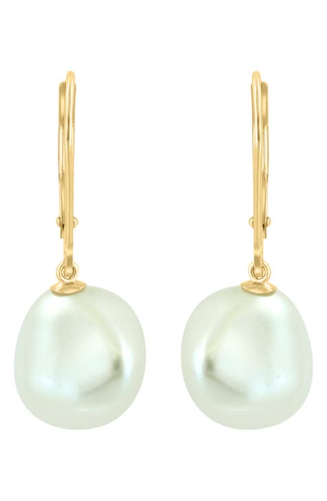 Pearl Gold Earrings | Nordstrom Rack