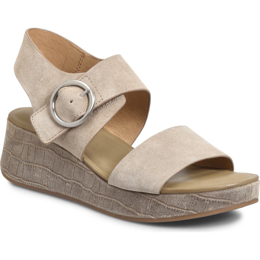Shop Söfft Faedra Ankle Strap Sandal In Light Grey