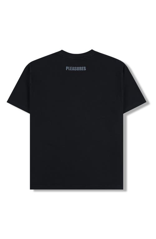 Shop Pleasures Shorty's Cotton Graphic T-shirt In Black