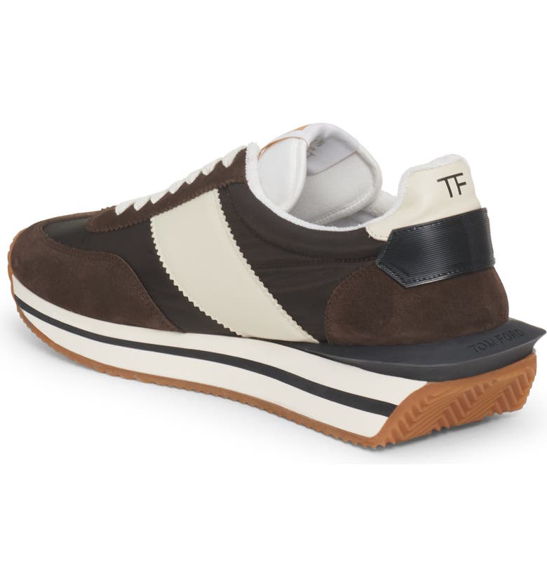 TOM FORD James Mixed Media Low Top Sneaker | Nordstrom