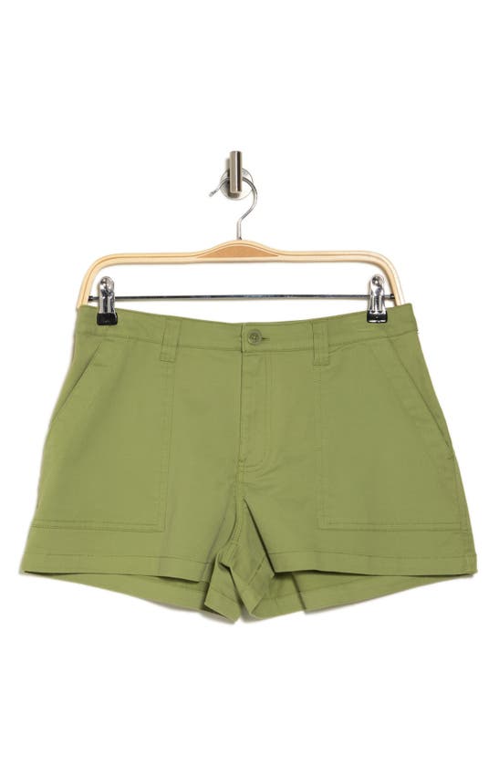 Shop Abound Mid Rise Utility Shorts In Olive Fir