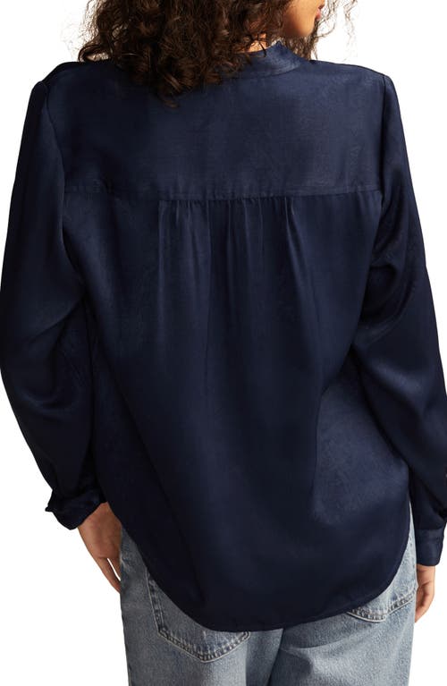 LUCKY BRAND LUCKY BRAND HAMMERED SATIN BUTTON-UP SHIRT 