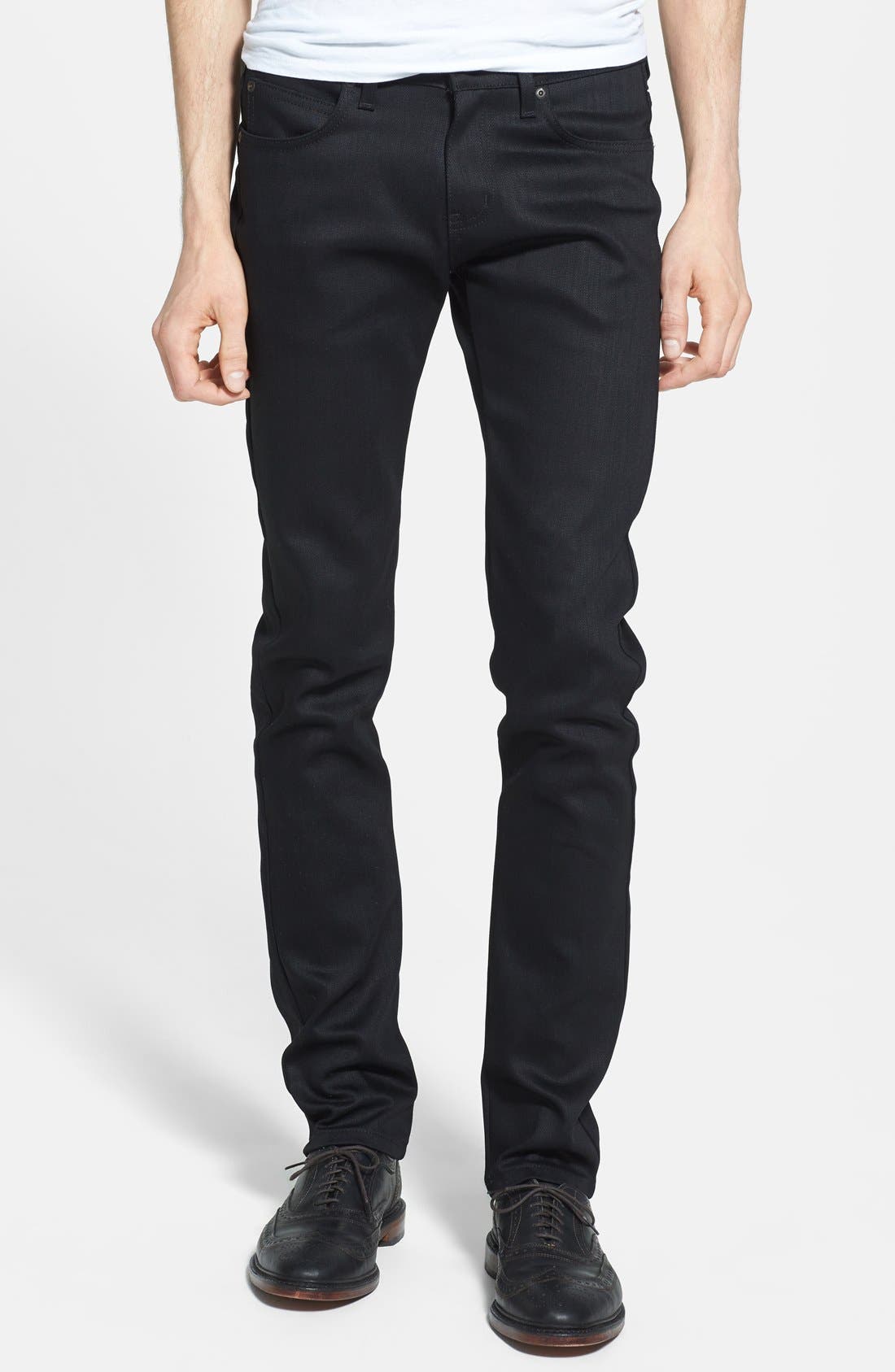 naked and famous black denim
