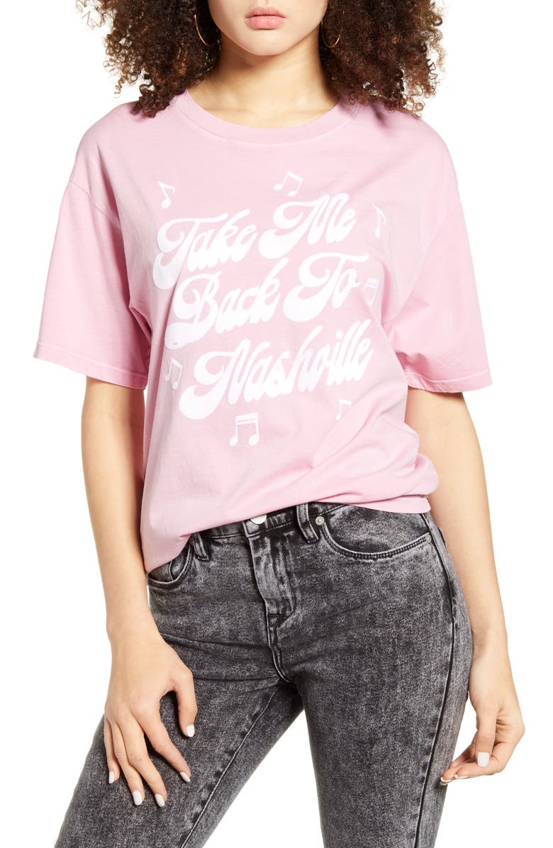 DAY Take Me Back To Nashville Graphic Tee, Main, color, PINK