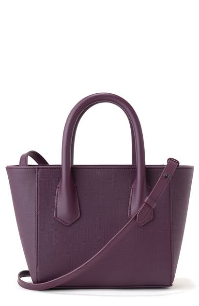 Dagne Dover Petite Signature Coated Canvas Tote In Eclipse