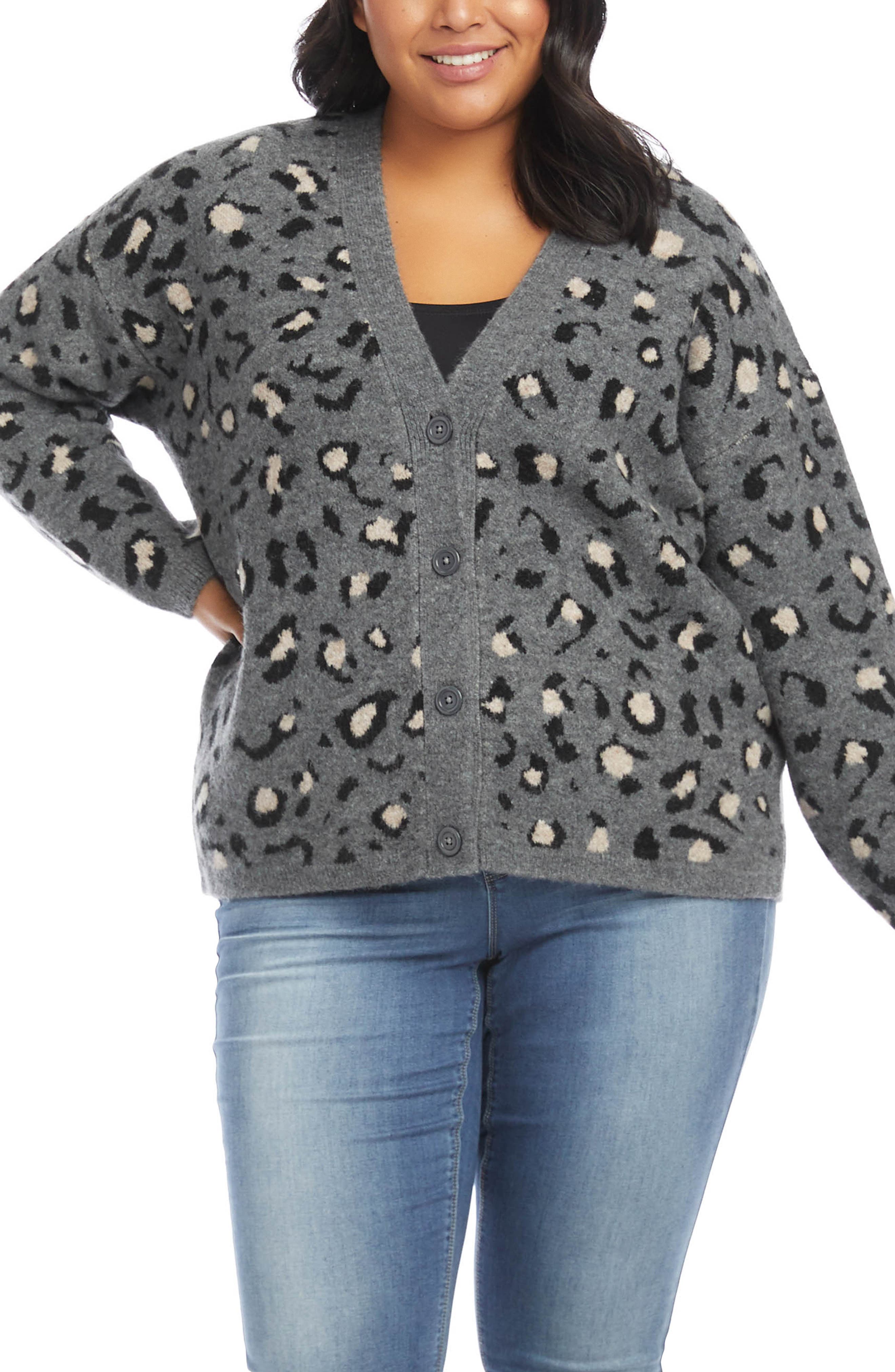 maurices leopard cardigan