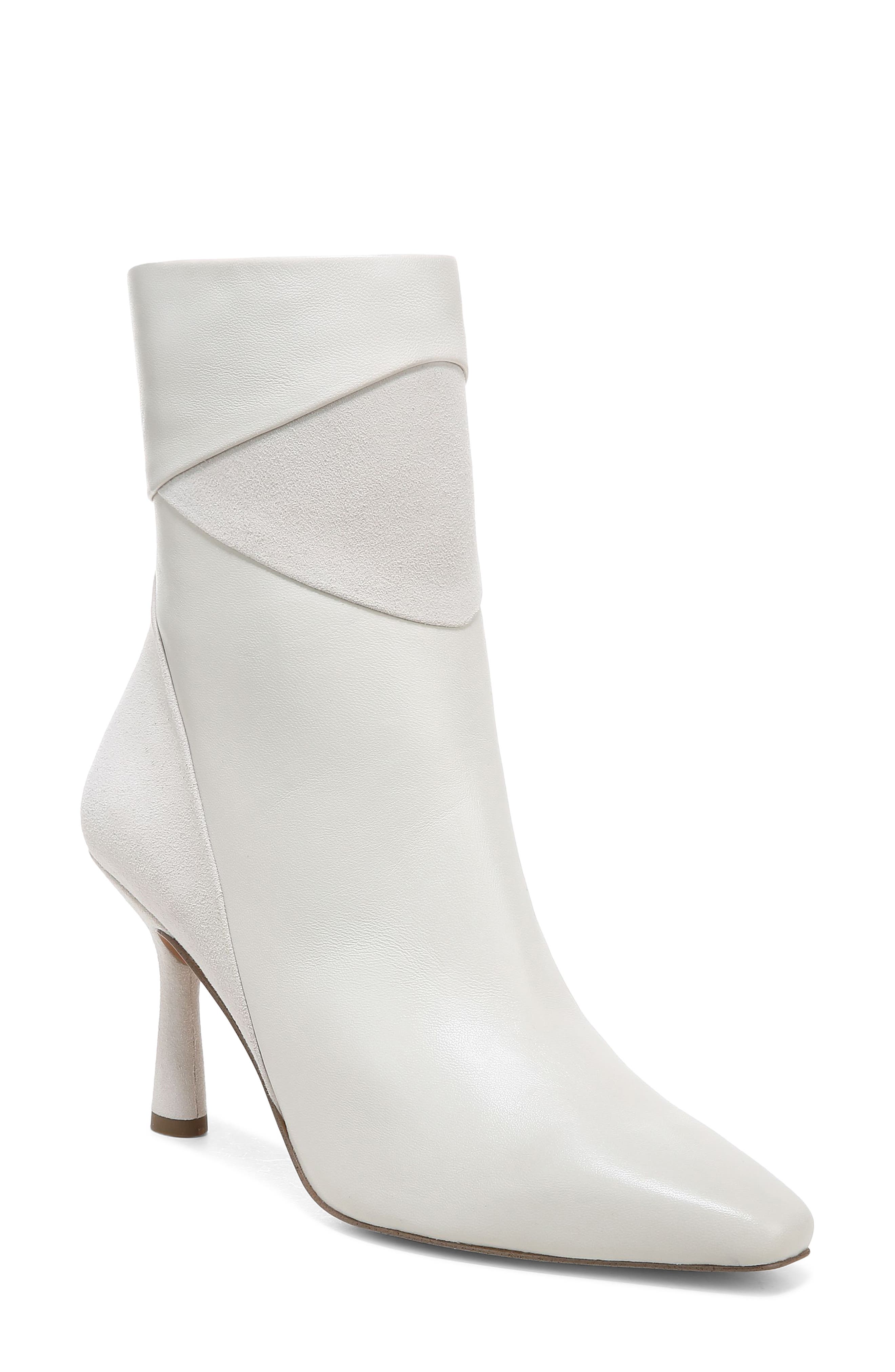 white heeled booties target