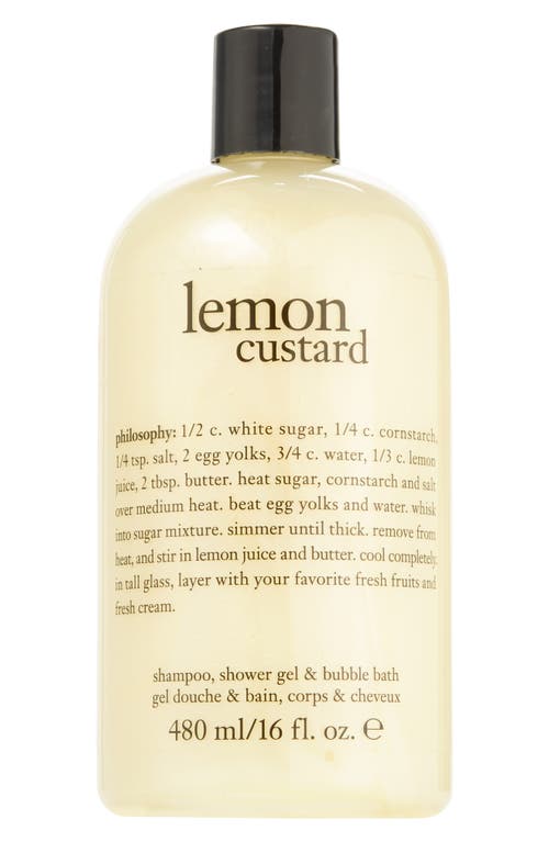 philosophy lemon custard shampoo, shower gel & bubble bath at Nordstrom